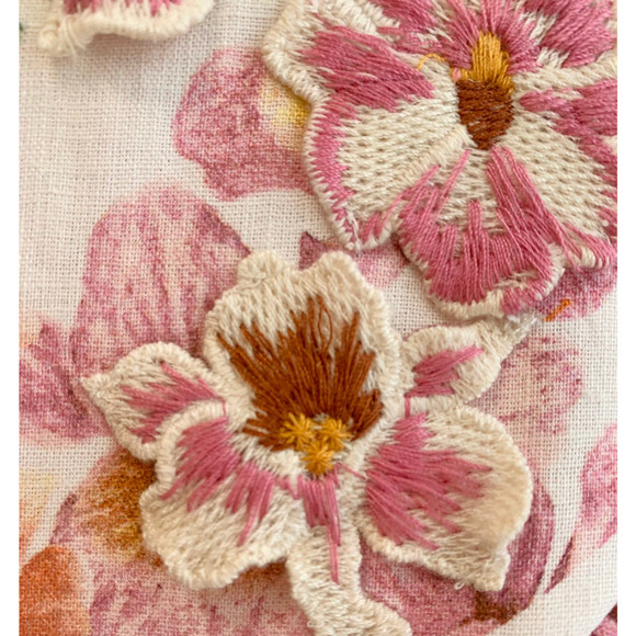 Agua by Agua Bendita Pluma Jardinera linen minidress Medium - Picture 4 of 8